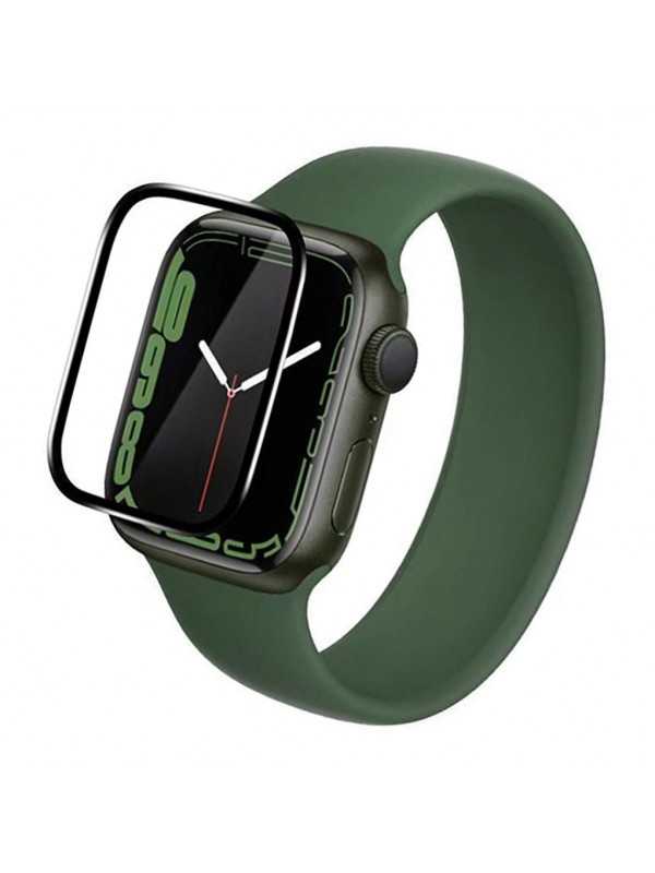 Bufalo Apple Watch 41mm Ekran Koruyucu 3D Kavisli PMMA Nano Siyah Çer…