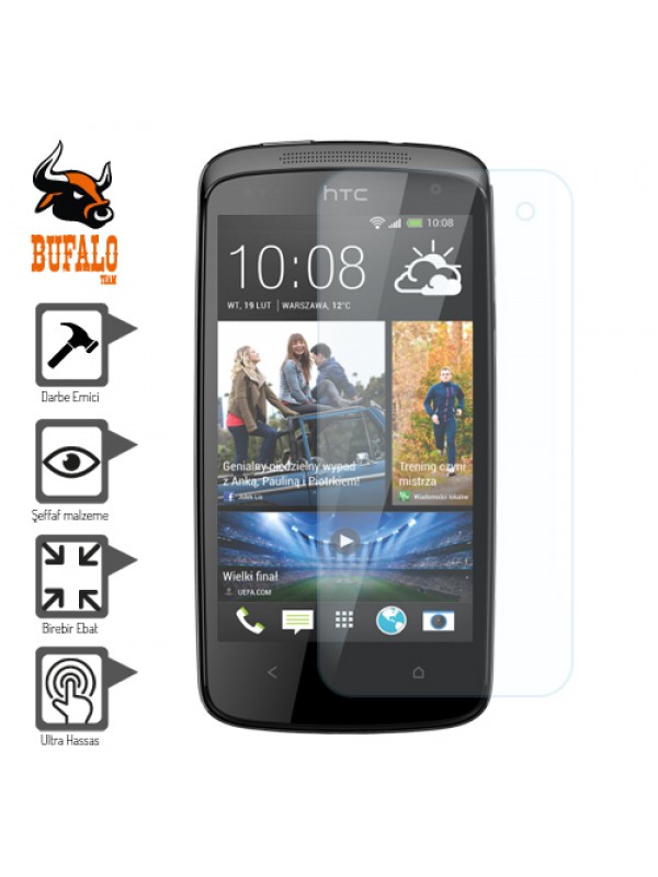 Bufalo HTC Desire 500 - Darbe Emici Ekran Koruyucu…