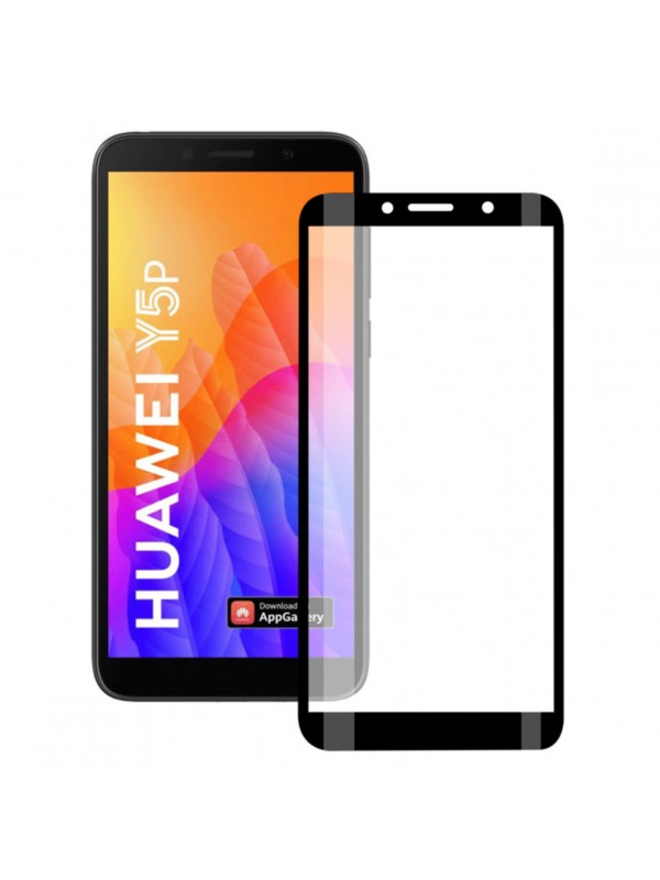 Bufalo Huawei Y5p Ekran Koruyucu 5D Temperli Cam Siyah