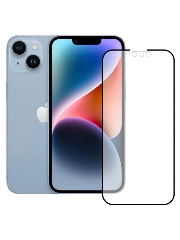 Bufalo iPhone 14 Plus Ekran Koruyucu Seramik Mat Nano 9D Tam Kaplama Siyah