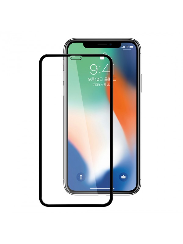 Bufalo iPhone XS Max Ekran Koruyucu 6D Nano Tam Kaplayan Siyah…