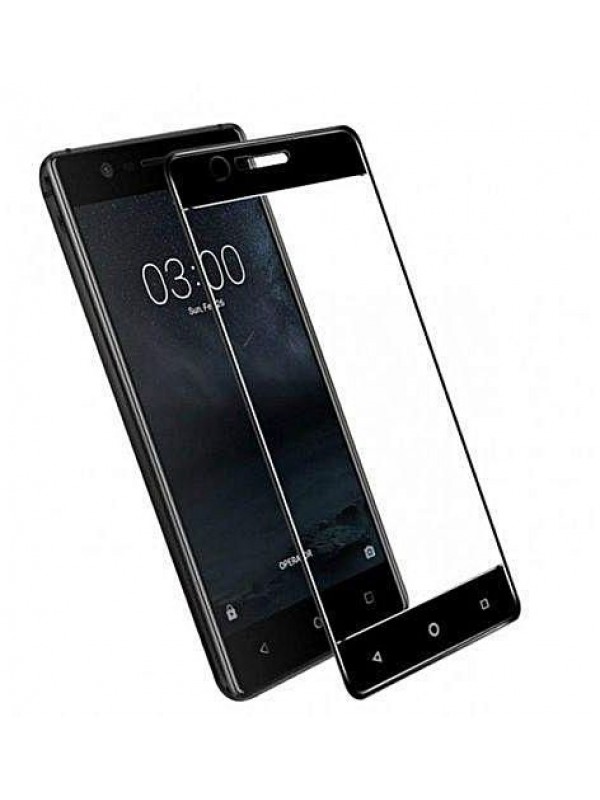 Bufalo Nokia 5 Kavisli 3D Cam Ekran Koruyucu Siyah