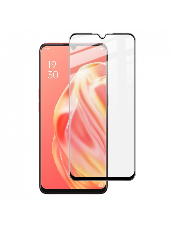 Bufalo Oppo A9 2020 Ekran Koruyucu 9D Temperli Cam - Siyah