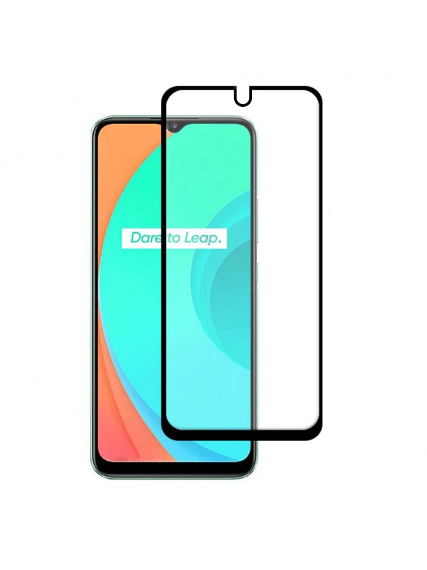 Bufalo Realme C11 Ekran Koruyucu 6D Nano Tam Kaplayan Siyah…