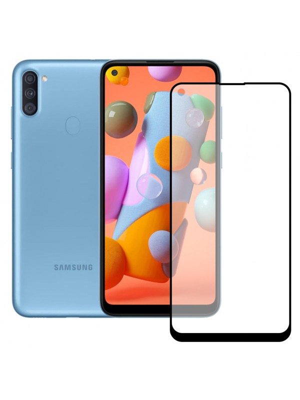 Bufalo Samsung Galaxy A11 / M11 Ekran Koruyucu Seramik Mat Nano 9D Tam Kaplama Siyah