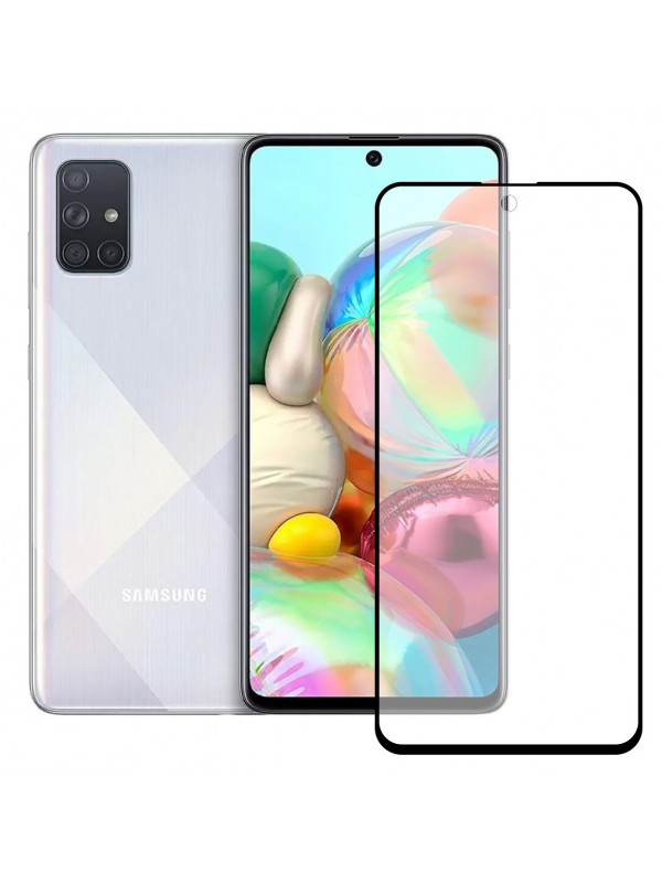 Bufalo Samsung Galaxy A71 Ekran Koruyucu Seramik Mat Nano 9D Tam Kaplama Siyah