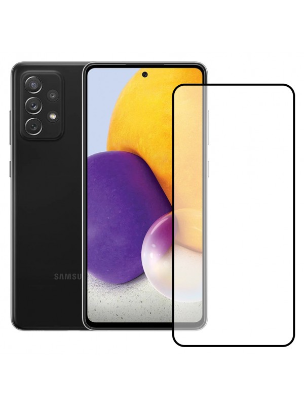 Bufalo Samsung Galaxy A72 Ekran Koruyucu Seramik Mat Nano 9D Tam Kaplama Siyah