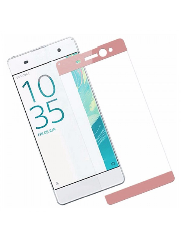 Bufalo Sony Xperia XA Ultra - Kavisli 3D Cam Ekran Koruyucu Rose Gold