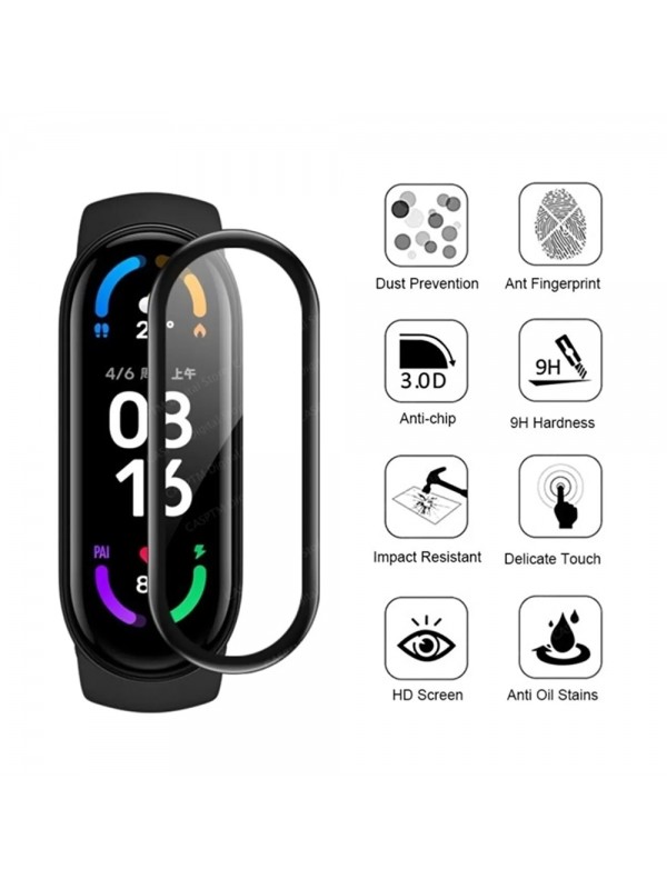 Bufalo Xiaomi Mi Band 3/4 Ekran Koruyucu 3D Kavisli PMMA Nano Siy…