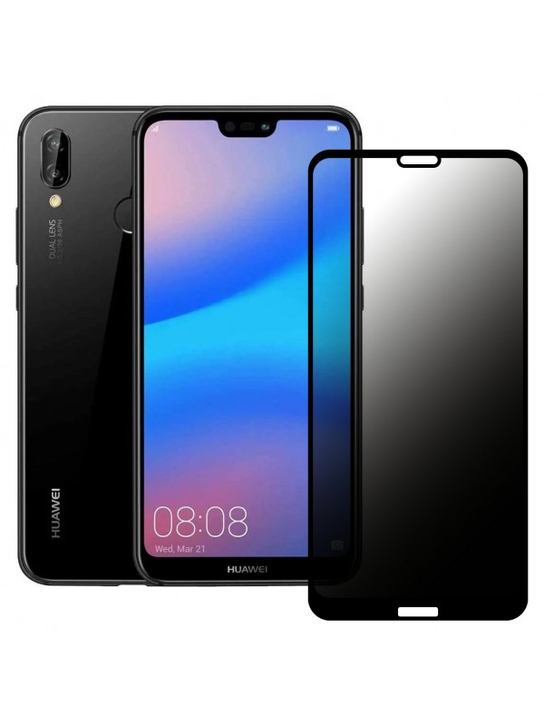 Huawei P20 Lite Hayalet Privacy Gizli Cam Ekran Koruyucu Siyah…