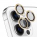 iPhone 11 Pro Kamera Lens Koruyucu Cam Metal Kenarlı 3lü Set