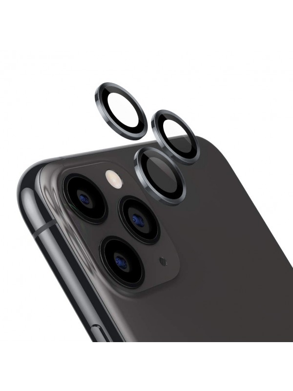 iPhone 11 Pro Kamera Lens Koruyucu Cam Metal Kenarlı 3lü Set…