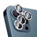 iPhone 11 Pro Max Kamera Lens Koruyucu Cam Metal Kenarlı 3lü Set