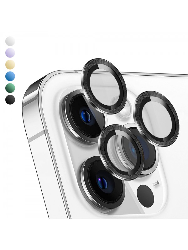 iPhone 11 Pro Max Kamera Lens Koruyucu Cam Metal Kenarlı 3lü Set…