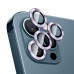 iPhone 12 Pro Kamera Lens Koruyucu Cam Metal Kenarlı 3lü Set