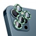 iPhone 12 Pro Kamera Lens Koruyucu Cam Metal Kenarlı 3lü Set