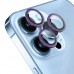 iPhone 12 Pro Max Kamera Lens Koruyucu Cam Metal Kenarlı 3lü Set