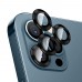 iPhone 12 Pro Max Kamera Lens Koruyucu Cam Metal Kenarlı 3lü Set