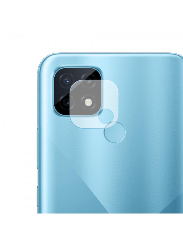 Realme C21 Kamera Lens Koruyucu 3D Cam Şeffaf