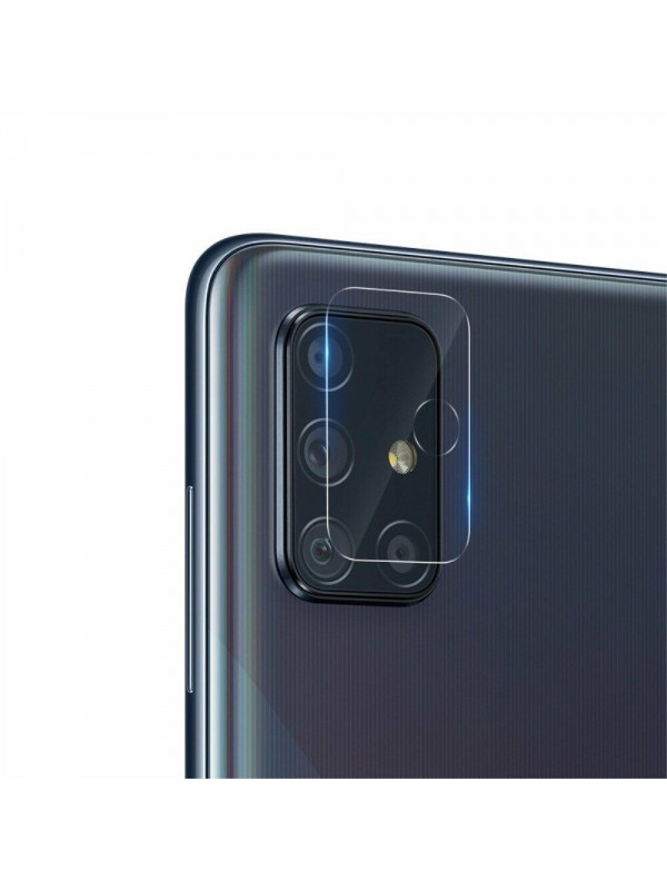 Samsung Galaxy A51 Kamera Lens Koruyucu Nano Cam Şeffaf Tam Kaplama